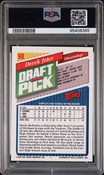 Graded 1993 Topps Derek Jeter #98 Rookie RC Baseball Card PSA 9 Mint (ONLINE ORDER ONLY)