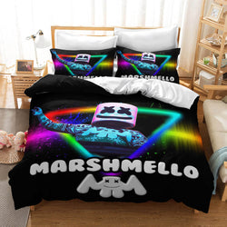 DJ Marshmello Cosplay Bedding Set Quilt Covers Without Filler (Online Order Only)