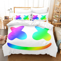 DJ Marshmello Cosplay Bedding Sets Quilt Covers Without Filler (Online Order Only)