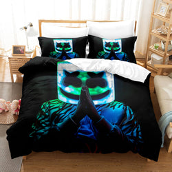 DJ Marshmello Cosplay Bedding Sets Quilt Covers Without Filler (Online Order Only)