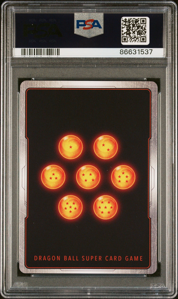 2022 DRAGON BALL SUPER MYTHIC BOOSTER SS4 S.GOKU/BYD.LMTS. #P-262 - PSA 10 (Online Order Only)