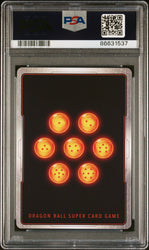 2022 DRAGON BALL SUPER MYTHIC BOOSTER SS4 S.GOKU/BYD.LMTS. #P-262 - PSA 10 (Online Order Only)