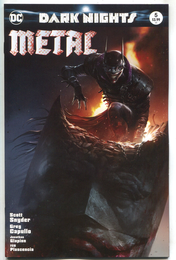 Dark Nights Metal 5 DC 2018 Francesco Mattina Variant Batman Who Laughs Joker (ONLINE ORDER ONLY)