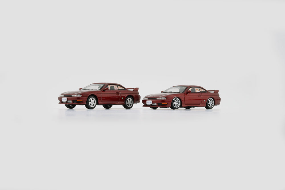 BM Creations Nissan Silvia S14 RED - RHD 1:64 (ONLINE ORDER ONLY)