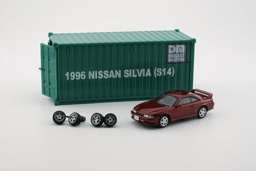 BM Creations Nissan Silvia S14 RED - RHD 1:64 (ONLINE ORDER ONLY)