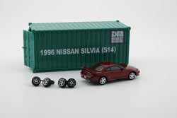BM Creations Nissan Silvia S14 RED - RHD 1:64 (ONLINE ORDER ONLY)