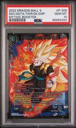 2022 DRAGON BALL SUPER MYTHIC BOOSTER SS3 GOGETA, THWRT/EMP #P-308 - PSA 10 (Online Order Only)