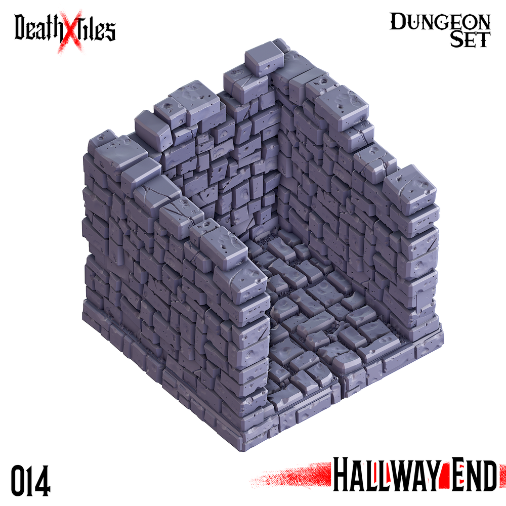 3D Printed Cast n Play Death x Tiles Hallways Set 28mm 32mm D&D (Online Only)
