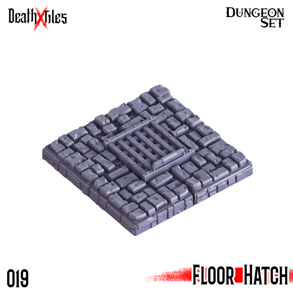 3D Printed Cast n Play Death x Tiles Scatter Floor Set 28mm 32mm D&D (Online Only)