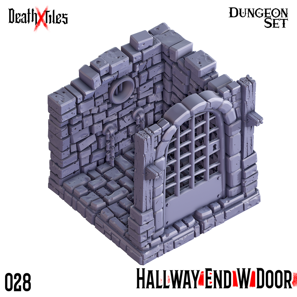 3D Printed Cast n Play Death x Tiles Hallways Set 28mm 32mm D&D (Online Only)
