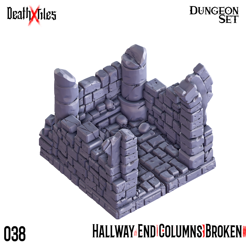 3D Printed Cast n Play Death x Tiles Hallways Set 28mm 32mm D&D (Online Only)