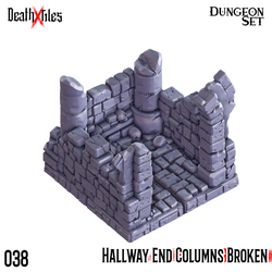 3D Printed Cast n Play Death x Tiles Hallways Set 28mm 32mm D&D (Online Only)