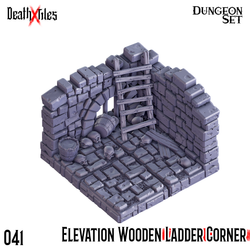 3D Printed Cast n Play Death x Tiles Corner Walls Set 28mm 32mm D&D (Online Only)