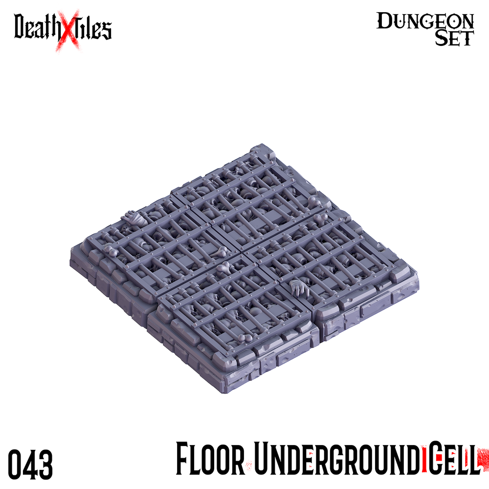 3D Printed Cast n Play Death x Tiles Scatter Floor Set 28mm 32mm D&D (Online Only)