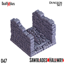3D Printed Cast n Play Death x Tiles Hallways Set 28mm 32mm D&D (Online Only)