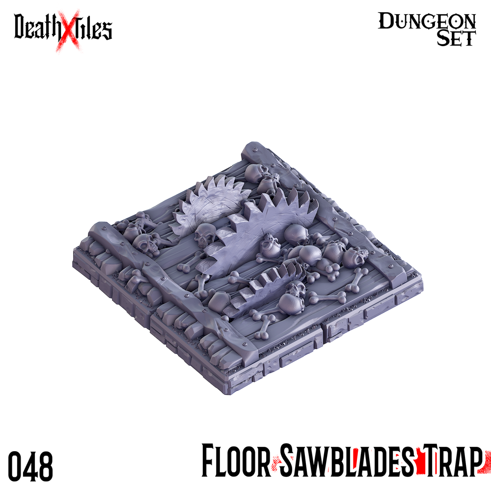 3D Printed Cast n Play Death x Tiles - Trap Bundle Set 2 Dungeon Set 28mm 32mm D&D (Online Only)