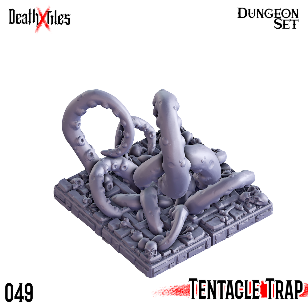 3D Printed Cast n Play Death x Tiles - Trap Bundle Set 2 Dungeon Set 28mm 32mm D&D (Online Only)