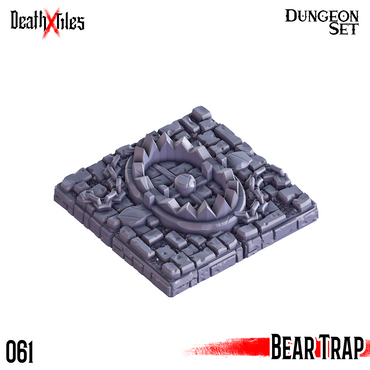3D Printed Cast n Play Death x Tiles - Trap Bundle 2 Dungeon Tile Set (Online Only)