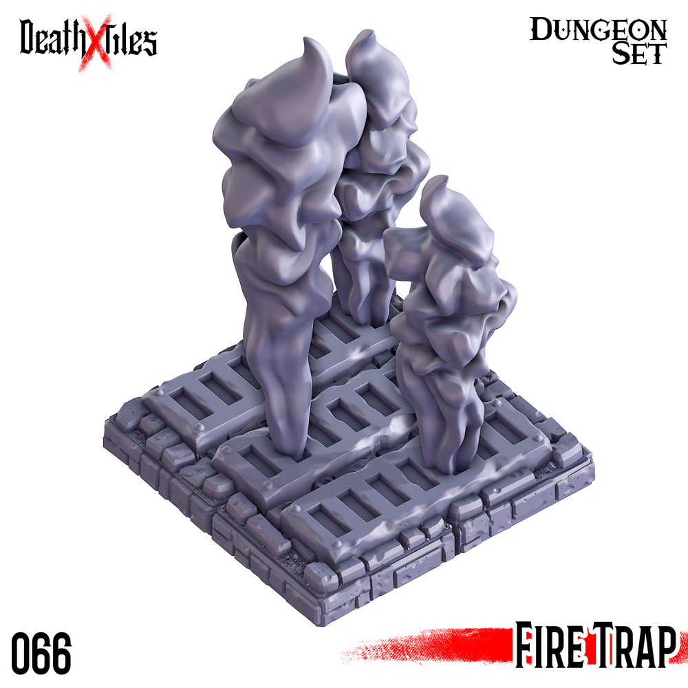 3D Printed Cast n Play Death x Tiles - Trap Bundle 2 Dungeon Tile Set (Online Only)