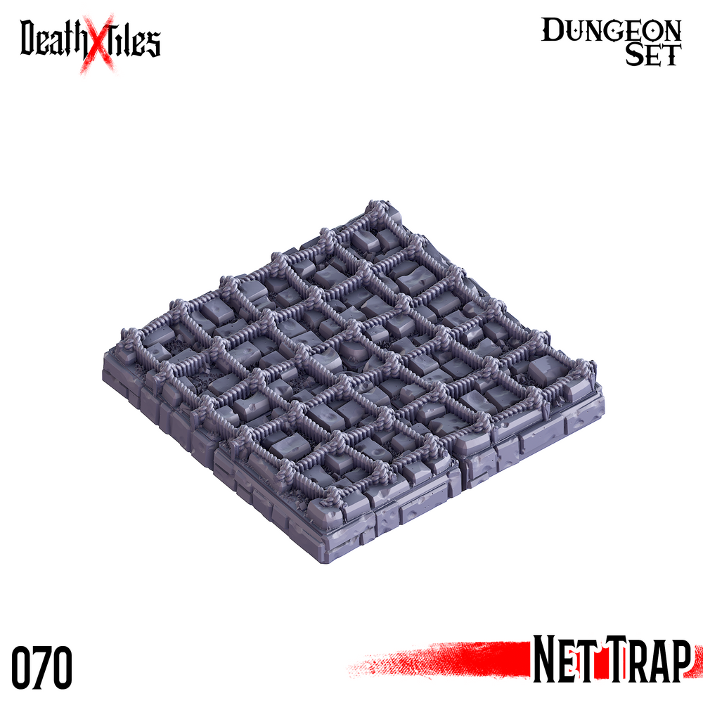 3D Printed Cast n Play Death x Tiles - Trap Bundle 2 Dungeon Tile Set (Online Only)