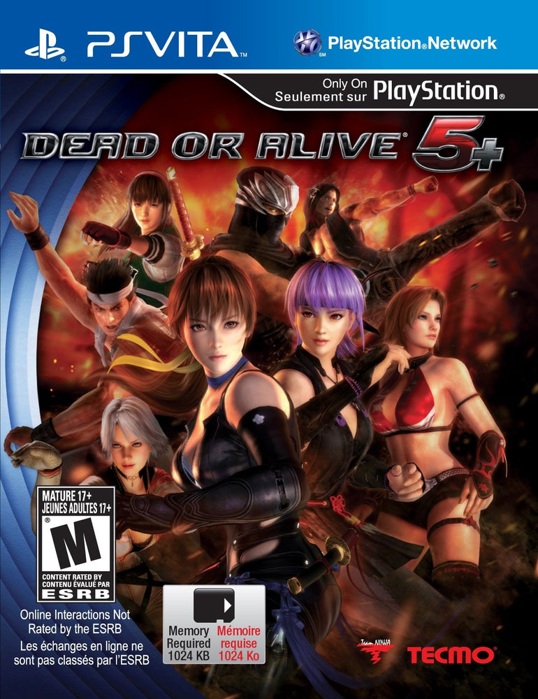 Dead or Alive 5 Plus (Playstation Vita) (ONLINE ORDER ONLY)