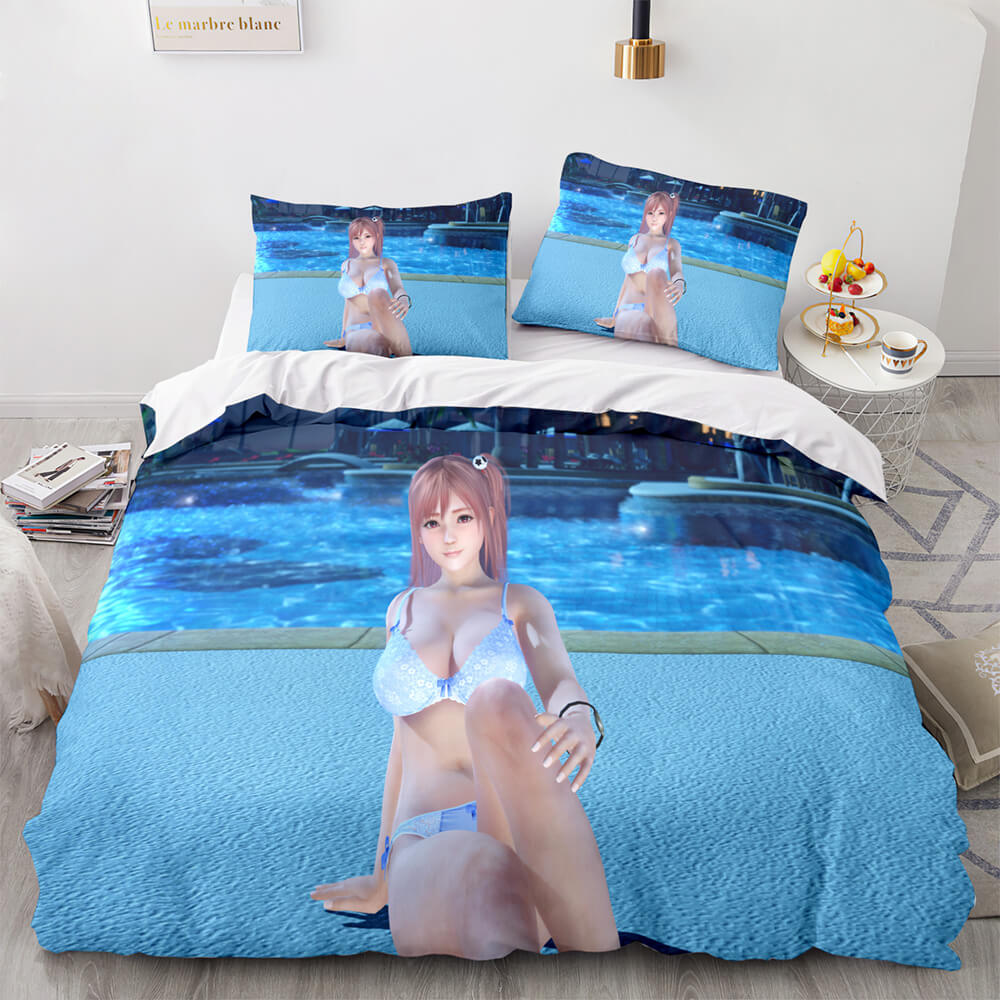 DOAXVV Honoka Cosplay Bedding Set Quilt Cover Without Filler (Online Order Only)