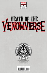 Death Of The Venomverse #1 Unknown Comics Davide Paratore Exclusive Virgin Var (08/02/2023) (Online Order Only)