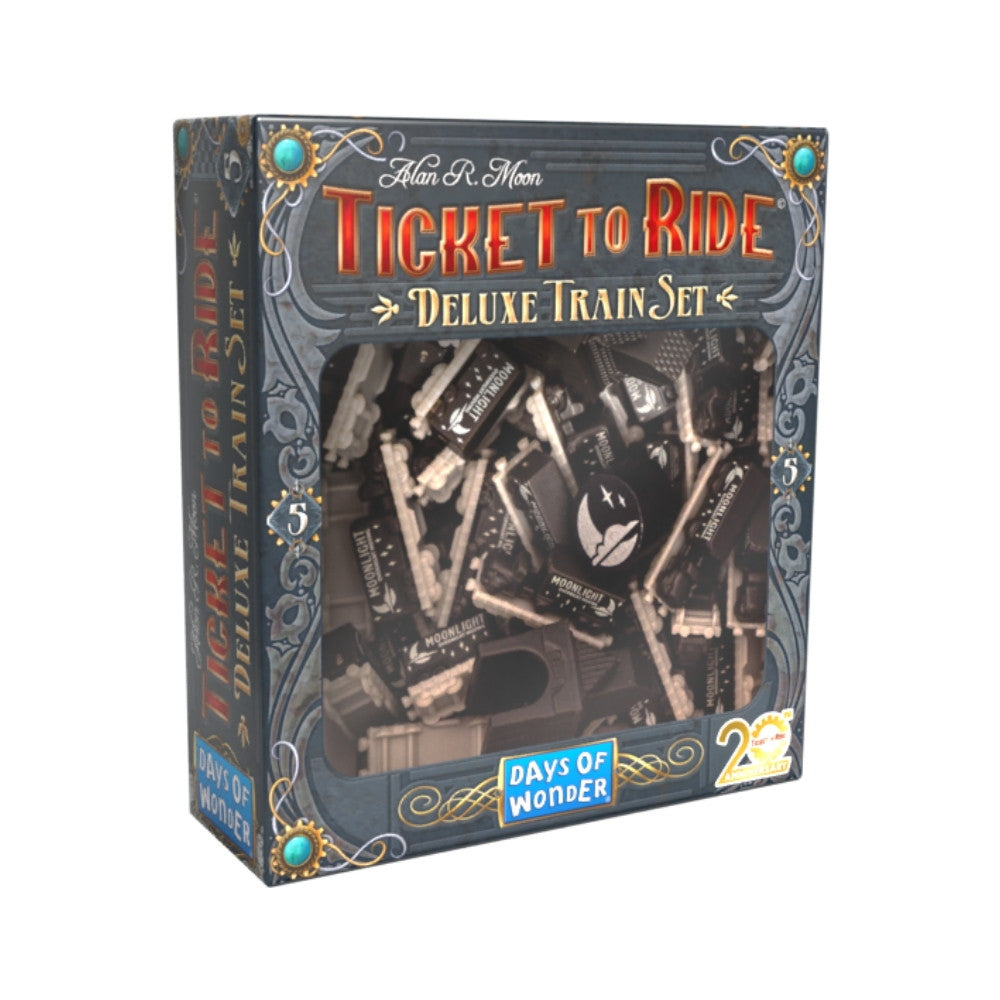 Ticket to Ride: 20th Anniversary Deluxe Train Set - Black Flatcar with Semi-Trailer Truck (ONLINE ORDER ONLY)