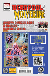 Deadpool / Wolverine #1 Unknown Comics Tyler Kirkham Exclusive Premium BATTLE DAMAGED Var (01/01/2025) (Online Order Only)