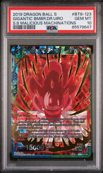 2019 DRAGON BALL SUPER MACHINATIONS GIGANTIC BMBR.DR.UIRO #BT8-123 PSA 10 (Online Order Only)