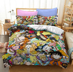 DRAGON BALL GT Cosplay Bedding Sets Quilt Covers Room Decoration (Online Order Only)