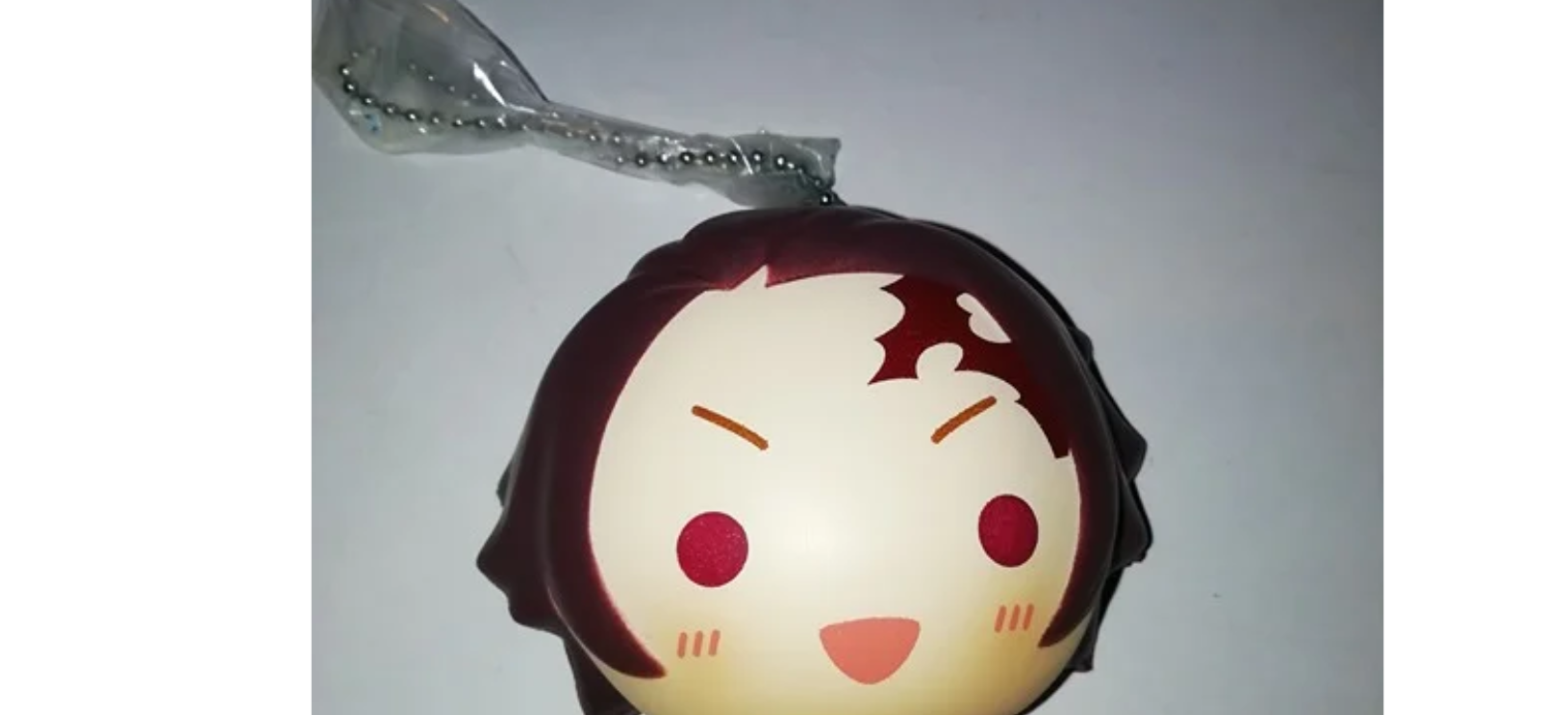 Tanjiro ver1 Fluffy Squeeze Bread 2nd Wave ( squishy manju bun) keychain Demon Slayer Kimetsu no Yaiba