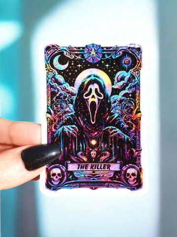 The Killer Tarot Halloween Sticker (Online Order Only)