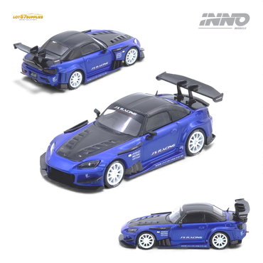 (Pre-Order) INNO64 Honda S2000 J's Racing - Blue 1:64 (ONLINE ORDER ONLY)
