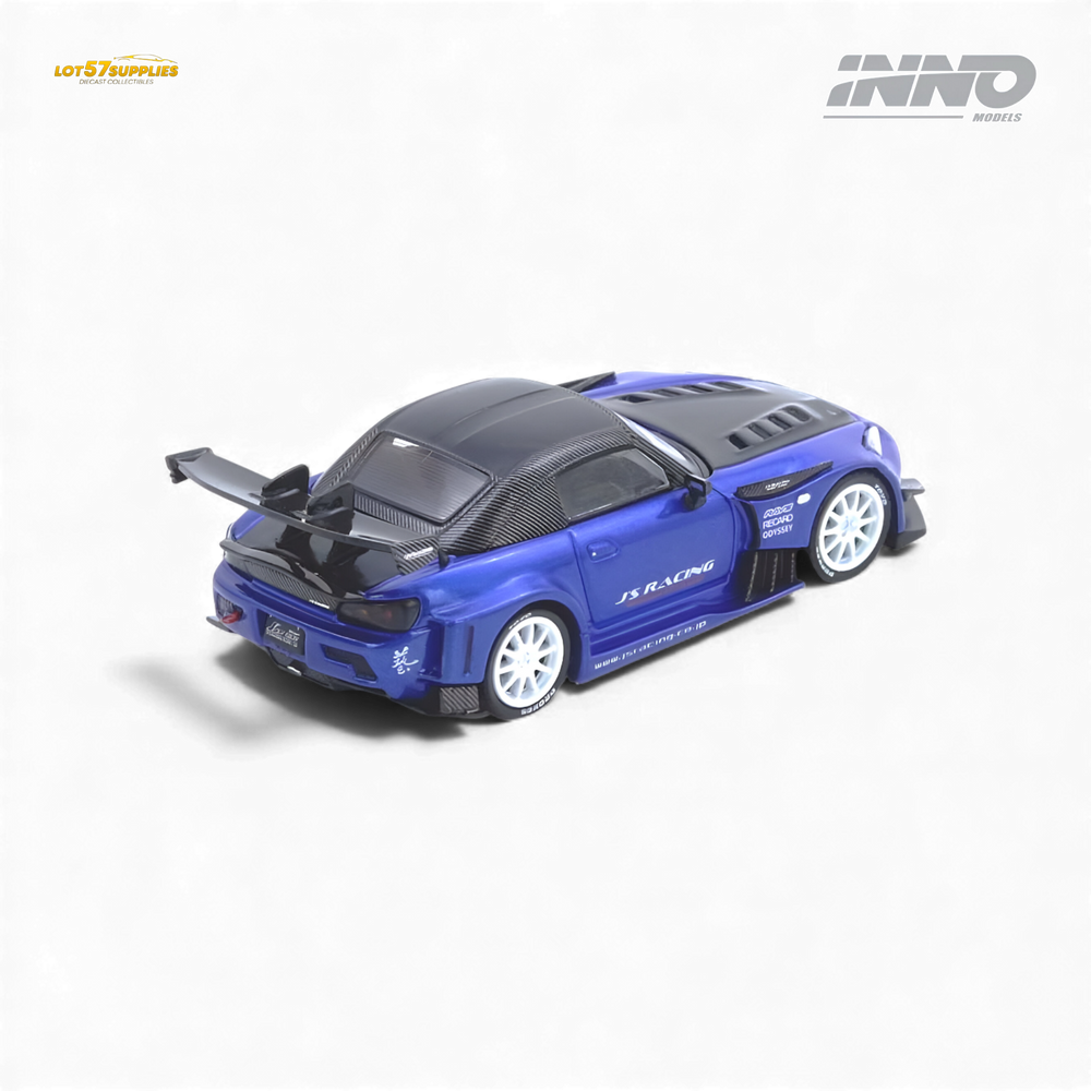 (Pre-Order) INNO64 Honda S2000 J's Racing - Blue 1:64 (ONLINE ORDER ONLY)