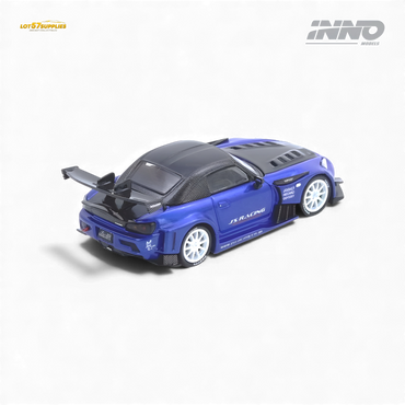 (Pre-Order) INNO64 Honda S2000 J's Racing - Blue 1:64 (ONLINE ORDER ONLY)