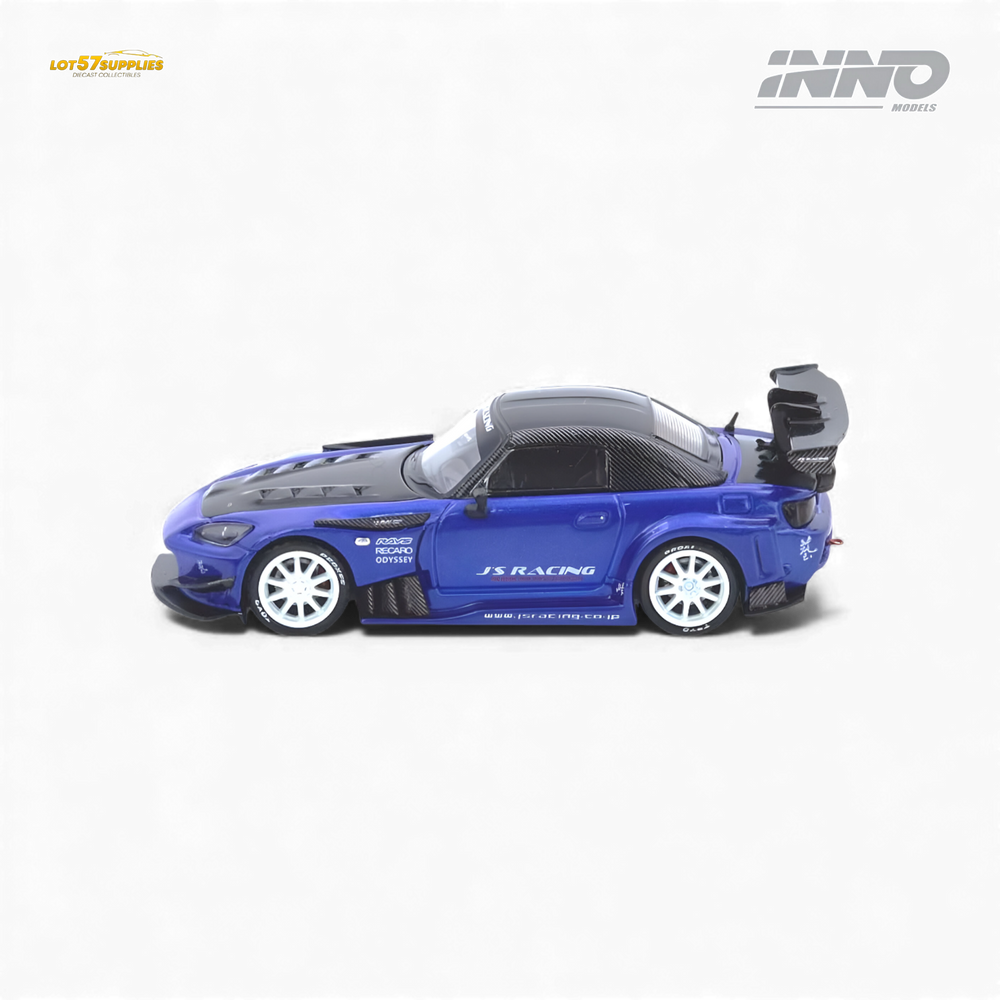 (Pre-Order) INNO64 Honda S2000 J's Racing - Blue 1:64 (ONLINE ORDER ONLY)