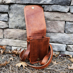 The Pathfinder Leather Flap Satchel - Small (ONLINE ORDER ONLY)
