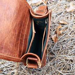 The Pathfinder Leather Flap Satchel - Small (ONLINE ORDER ONLY)