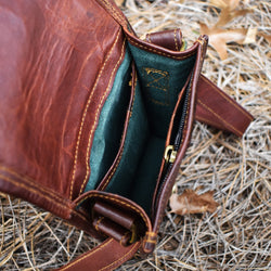 The Pathfinder Leather Flap Satchel - Small (ONLINE ORDER ONLY)
