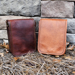 The Pathfinder Leather Flap Satchel - Small (ONLINE ORDER ONLY)