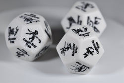Chessex Opaque White Trap d12 - 28mm Adventure Dice with 12 Unique Traps (Online Only)