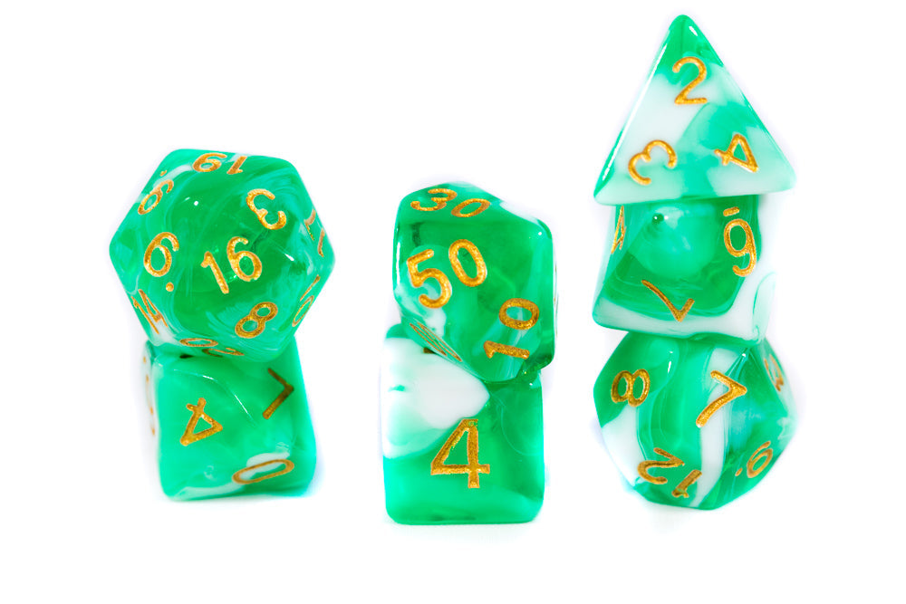 Spirit Living Dual Color Swirl Translucent Green/White (Online Only)