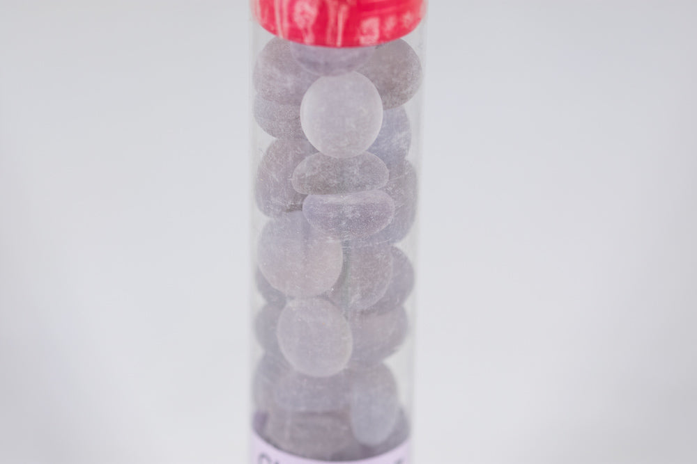 40+ Crystal Lilac Frosted Glass Gaming Stones Counters (Online Only)