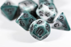 Blend Green/White Ancient 7-Dice Set (Online Only)