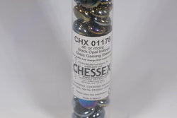 40+ Black Opal Iridized Glass Gaming Stones Counters (Online Only)