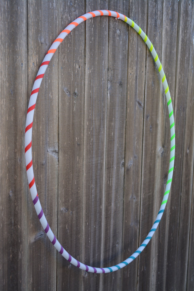 HDPE & Polypro Beginner Hula Hoops with Colored Gaffer Tape - Best Seller (ONLINE ORDER ONLY)