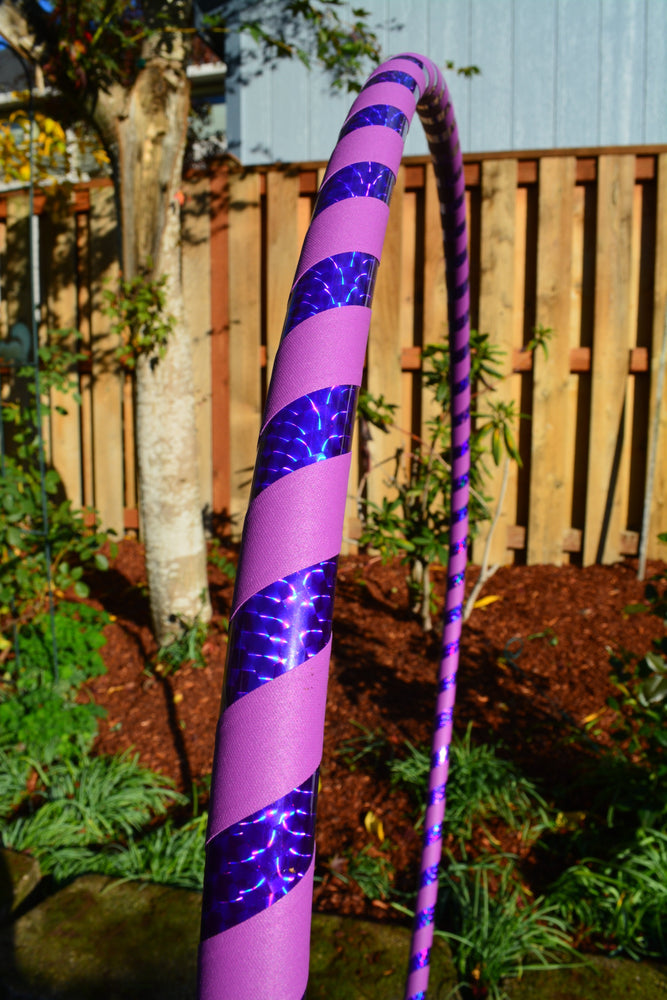 Prismatic Taped Beginner Hoop - Prism Tape w/ Gaffer Grip Tape (ONLINE ORDER ONLY)