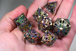 (Golden Rainbow) Deadly Dragon Dice: Shards of Oblivion Hollow Metal (Online Only)