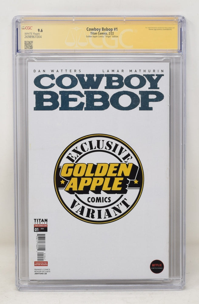Cowboy Bebop #1 Jeehyung Lee Virgin Variant Netflix (01/26/2022) Titan CGC SS 9.6 (ONLINE ORDER ONLY)